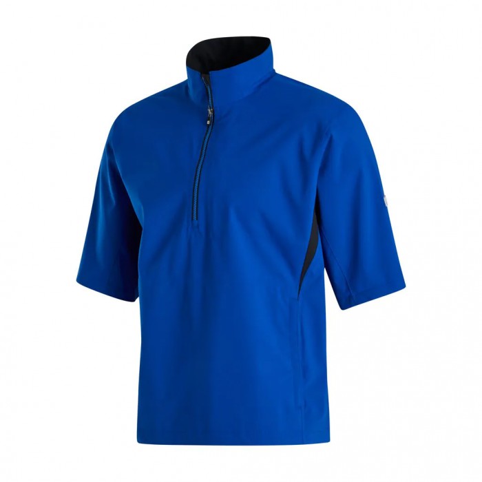 Footjoy HydroLite Kort Sleeve Skjorte Herre Kongeblå Svarte | NO-32CHRO