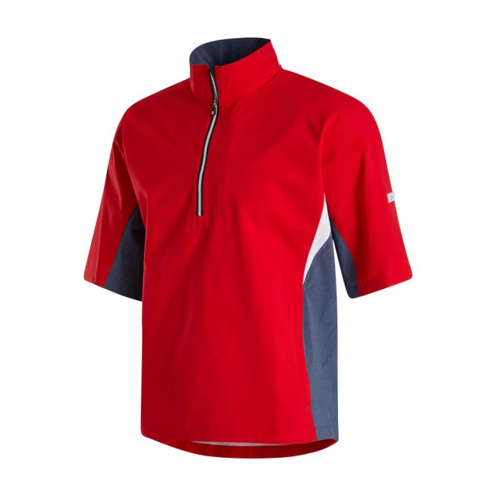 Footjoy HydroLite Kort Sleeve Skjorte Herre Rød | NO-59UATR