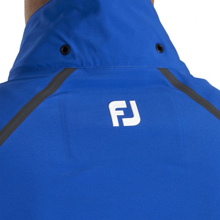 Footjoy HydroTour Rain Jakke Herre Kongeblå Svarte | NO-58PMXY