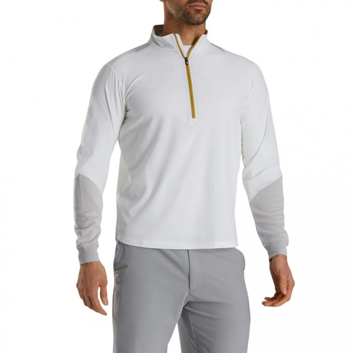 Footjoy HyperFlex Sweatshirt Herre Hvite Grå | NO-74WFHP