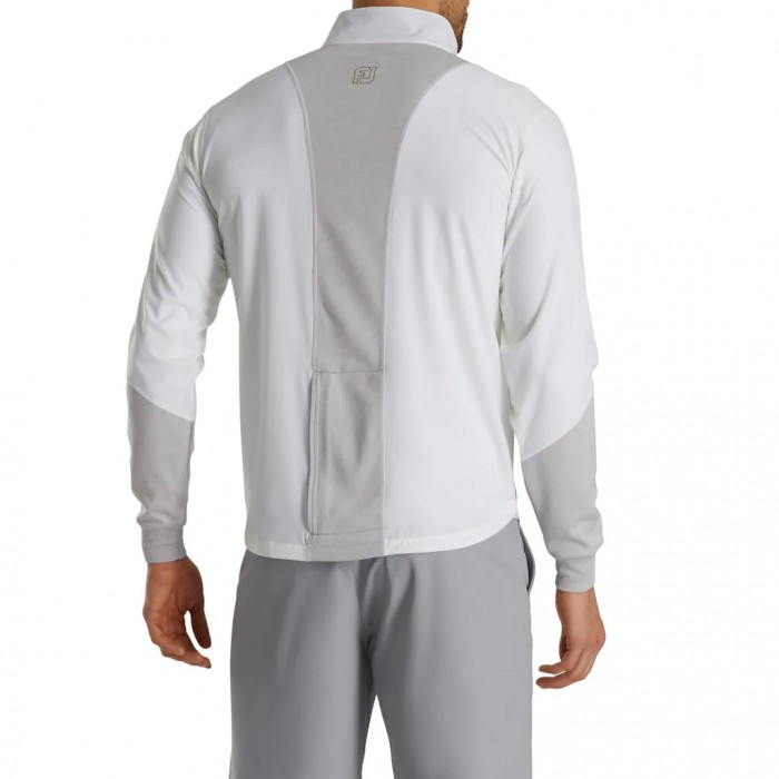 Footjoy HyperFlex Sweatshirt Herre Hvite Grå | NO-74WFHP