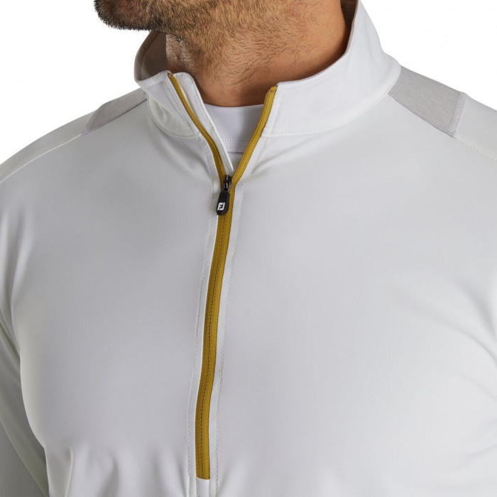 Footjoy HyperFlex Sweatshirt Herre Hvite Grå | NO-74WFHP