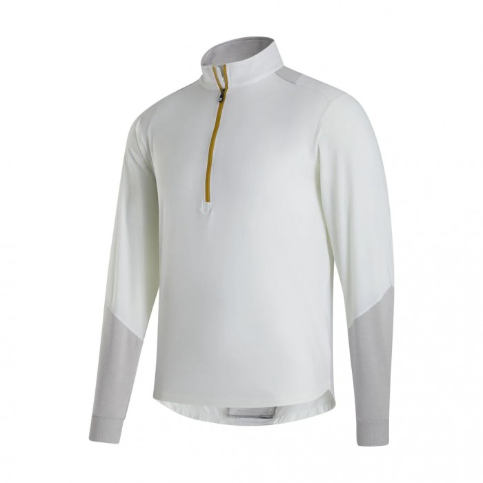 Footjoy HyperFlex Sweatshirt Herre Hvite Grå | NO-74WFHP