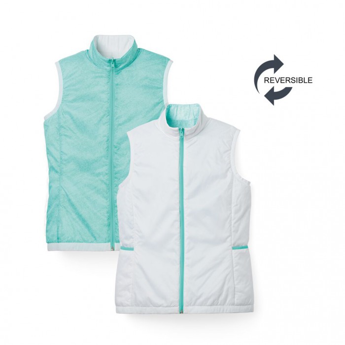 Footjoy Insulated Reversible Vest Dame Hvite | NO-80LCTZ