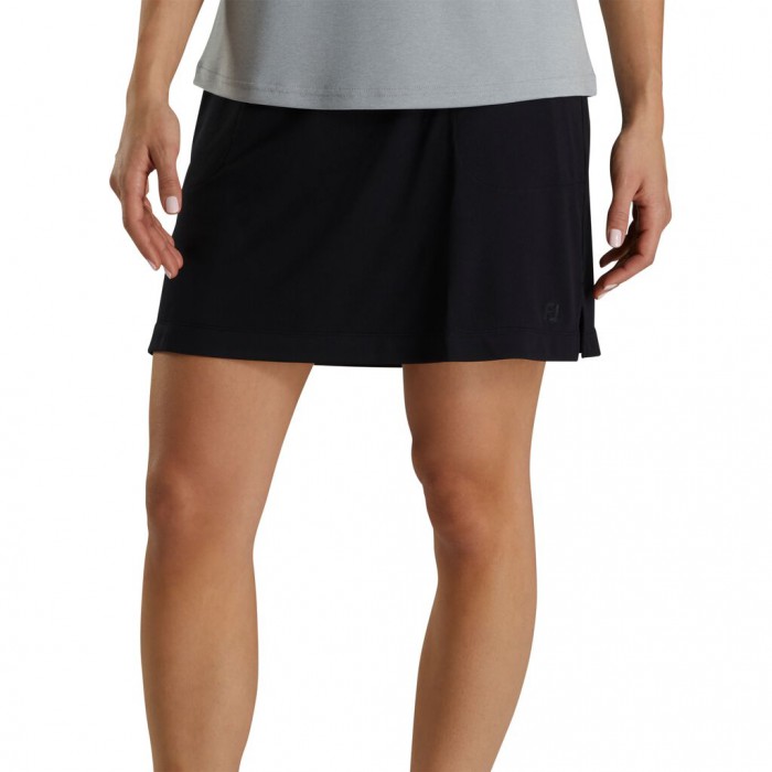 Footjoy Knit Skort Kort Skjørt Dame Svarte | NO-52LXMP