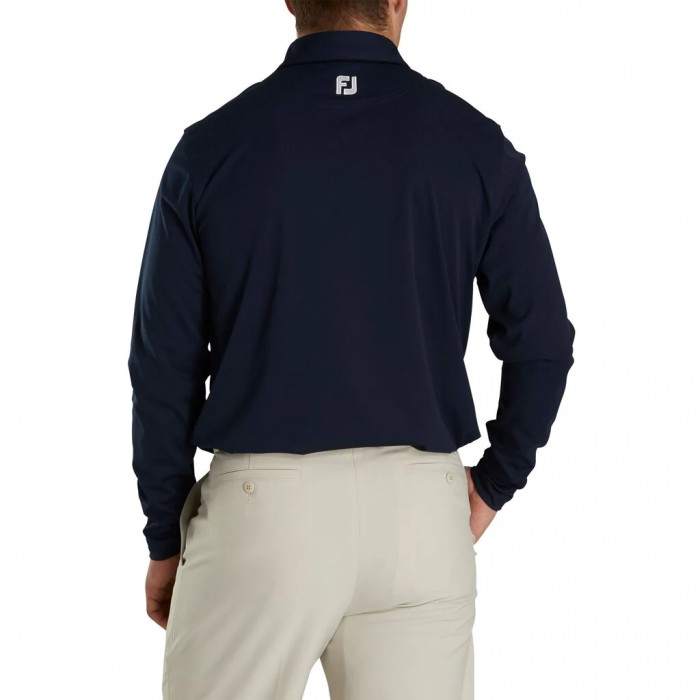 Footjoy Long Sleeve Sun Protection Shirt Skjorte Herre Marineblå | NO-34GRIX