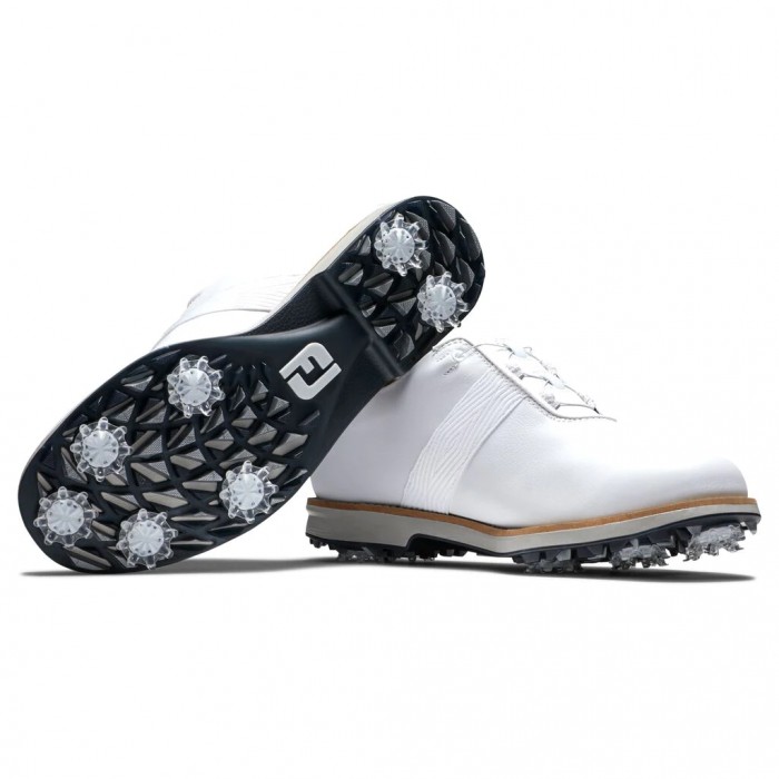 Footjoy Premiere Series BOA Spikes Golfsko Dame Hvite | NO-86PDHO