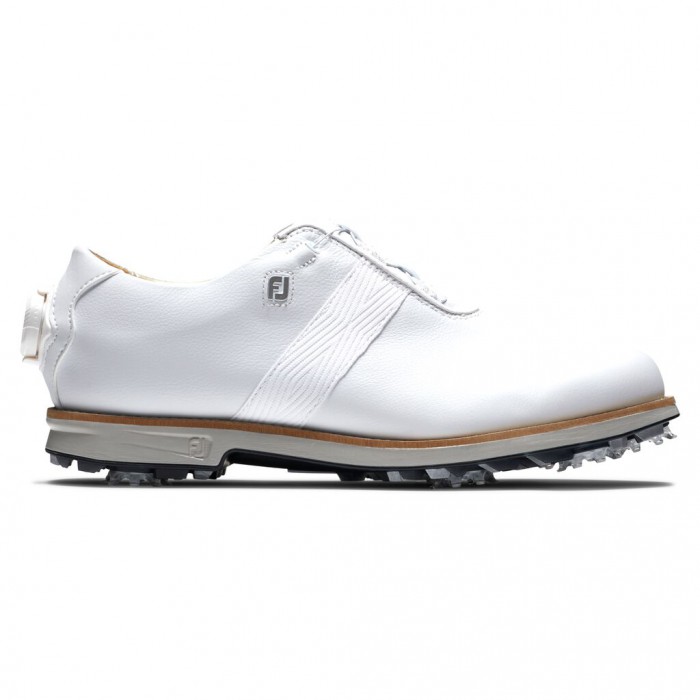 Footjoy Premiere Series BOA Spikes Golfsko Dame Hvite | NO-86PDHO