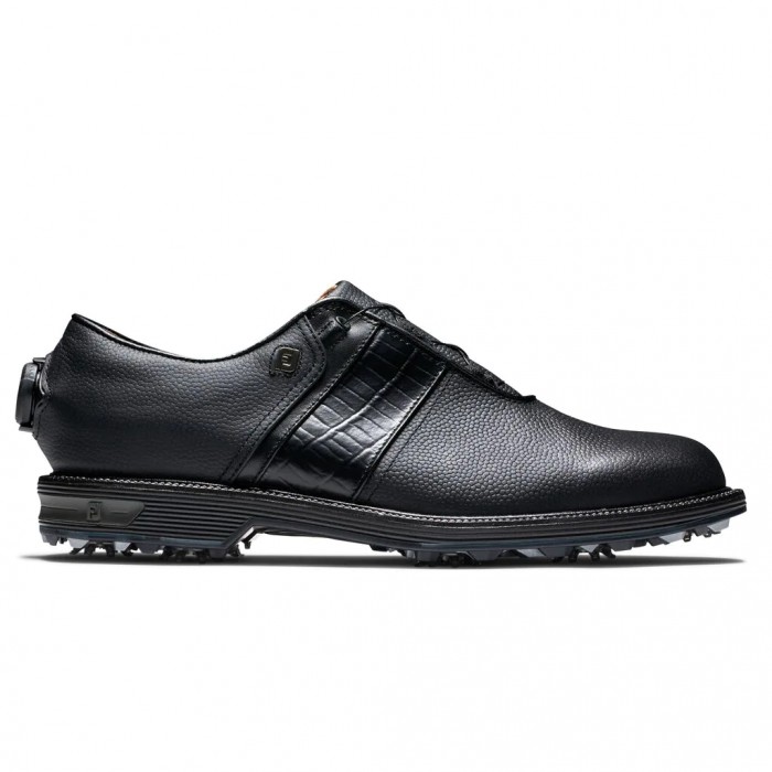 Footjoy Premiere Series - Packard BOA Spikes Golfsko Herre Svarte | NO-26VZBA