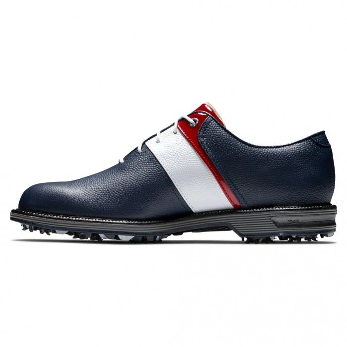 Footjoy Premiere Series - Packard Spikes Golfsko Herre Marineblå Hvite Rød | NO-53SRXM