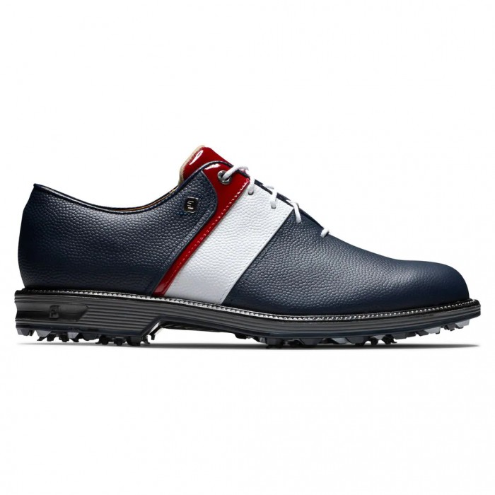 Footjoy Premiere Series - Packard Spikes Golfsko Herre Marineblå Hvite Rød | NO-53SRXM