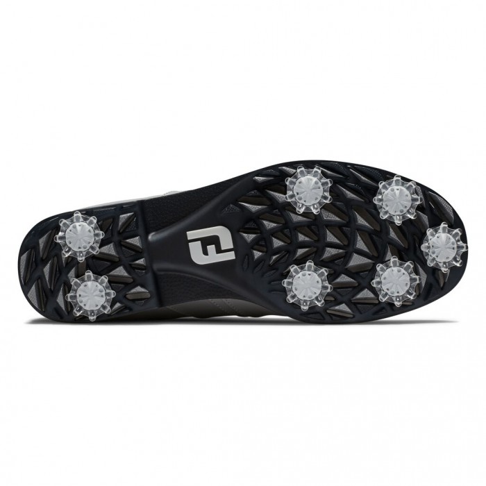 Footjoy Premiere Series - Shield Tip Spikes Golfsko Dame Hvite Lyse Blå Sølv | NO-31UFAR