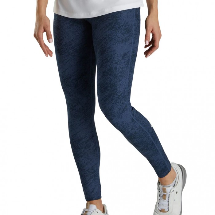 Footjoy Printed Leggings Dame Marineblå | NO-69SDPQ