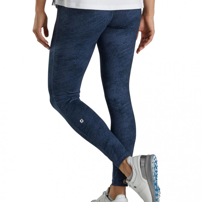 Footjoy Printed Leggings Dame Marineblå | NO-69SDPQ