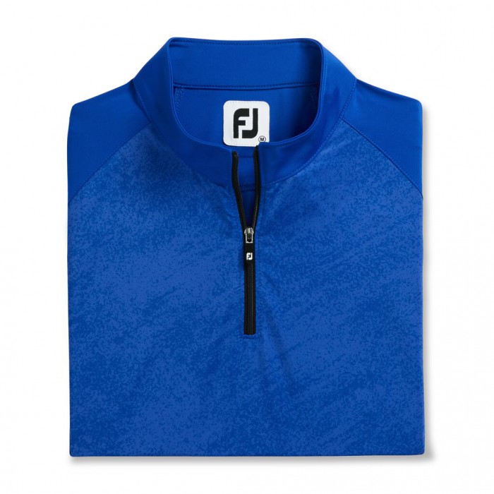 Footjoy Printed Sun Protection Skjorte Dame Cobalt | NO-53JOXW