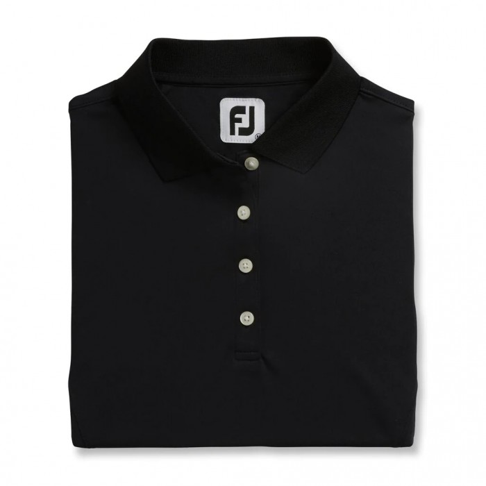 Footjoy ProDry Interlock Knit Collar Skjorte Dame Svarte | NO-62MIZT