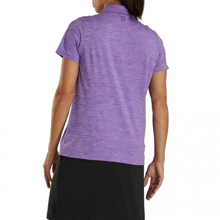 Footjoy ProDry Interlock Self Collar Skjorte Dame Space Dye Violet | NO-29XYAU