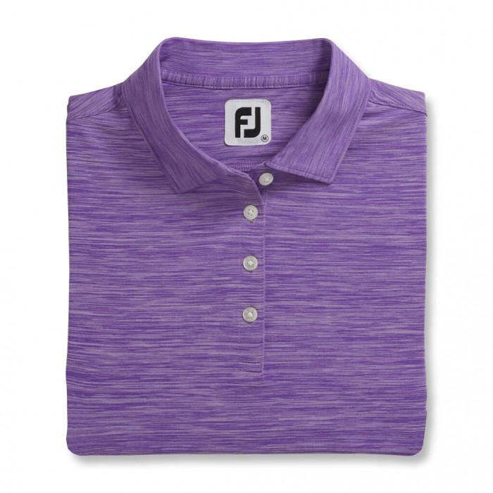 Footjoy ProDry Interlock Self Collar Skjorte Dame Space Dye Violet | NO-29XYAU