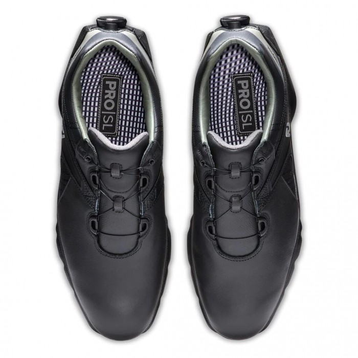 Footjoy Pro|SL BOA Spikeless Golfsko Herre Svarte | NO-78QEBN