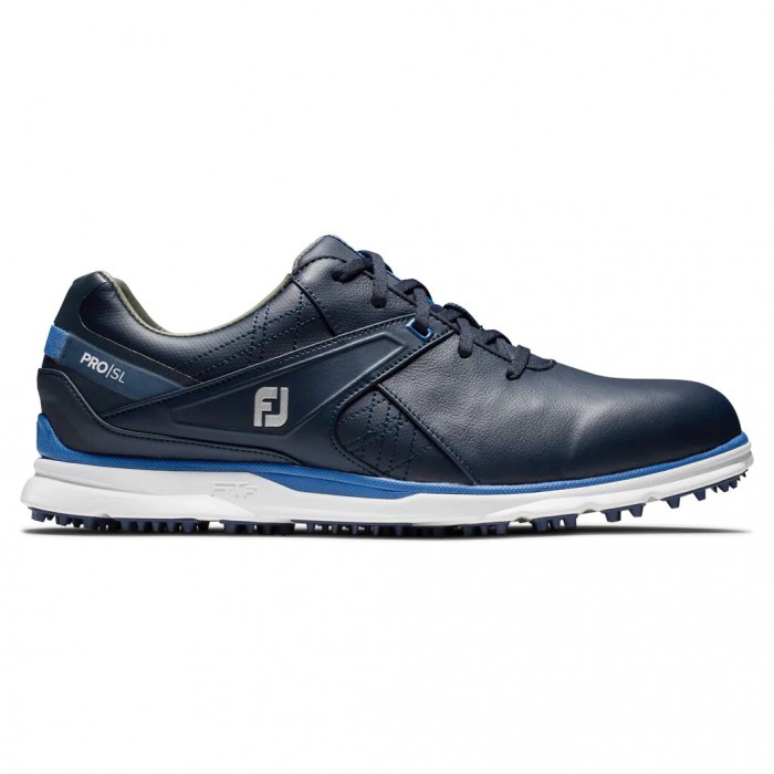 Footjoy Pro|SL Spikeless Golfsko Herre Marineblå Lyse Blå | NO-17XDMZ