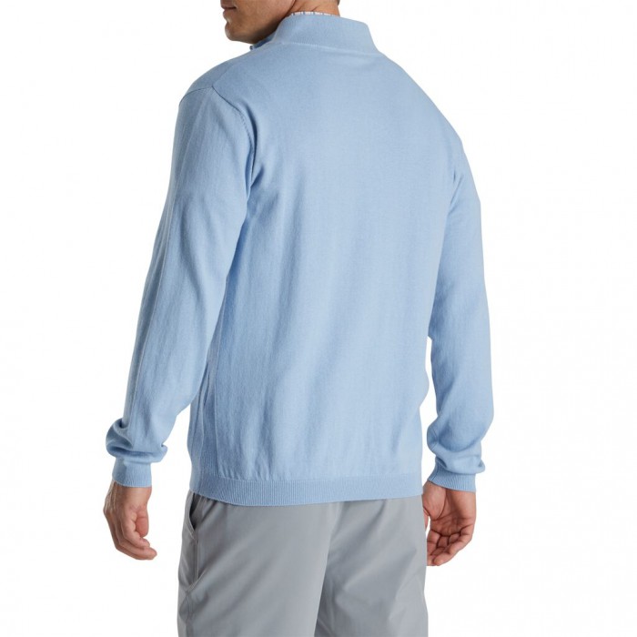 Footjoy Quarter-Zip Genser Jakke Herre Grå | NO-79FQAM