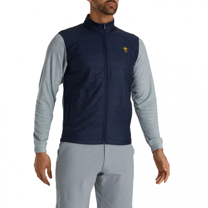 Footjoy Ryder Cup Trophy Hybrid Full-Zip Jakke Herre Marineblå Grå | NO-63DBCO