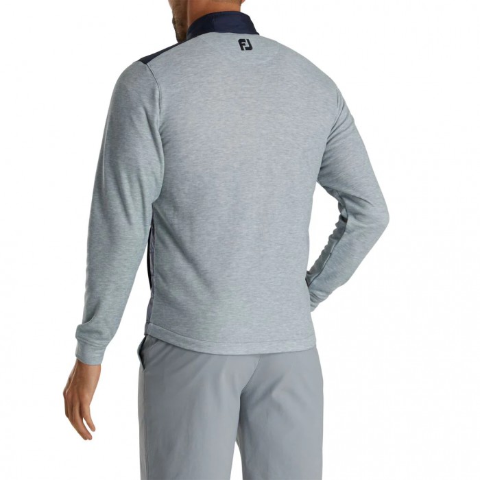 Footjoy Ryder Cup Trophy Hybrid Full-Zip Jakke Herre Marineblå Grå | NO-63DBCO