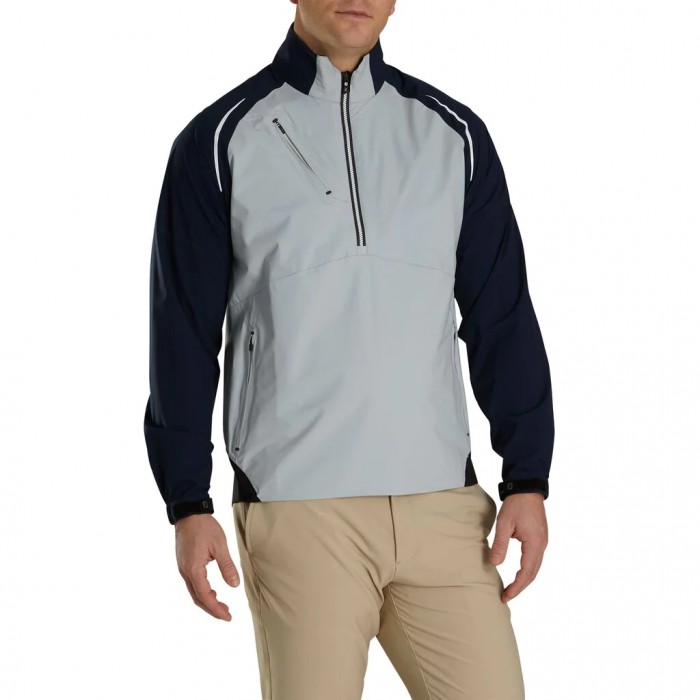 Footjoy Select LS Rain Jakke Herre Sølv Marineblå | NO-54QOXD