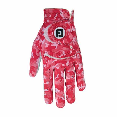 Footjoy Spectrum Golfhansker Dame Rød | NO-23GONW