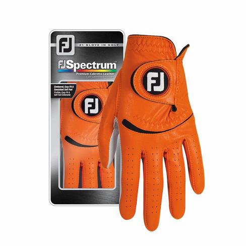 Footjoy Spectrum Golfhansker Herre Oransje | NO-69XBSU