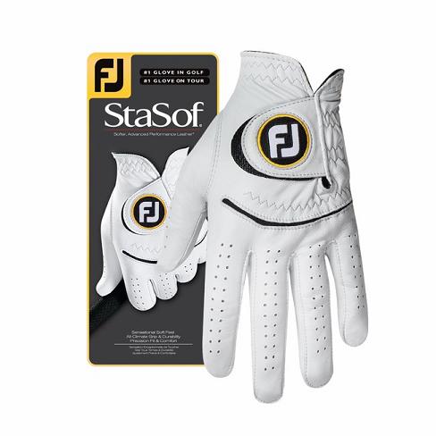 Footjoy StaSof Golfhansker Herre Svarte | NO-17XNFV