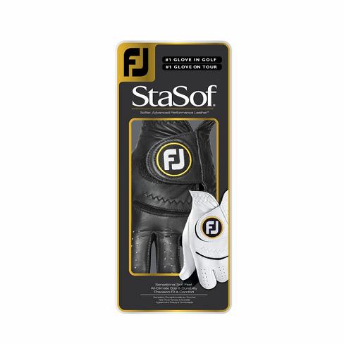 Footjoy StaSof Golfhansker Herre Svarte | NO-47GTCK