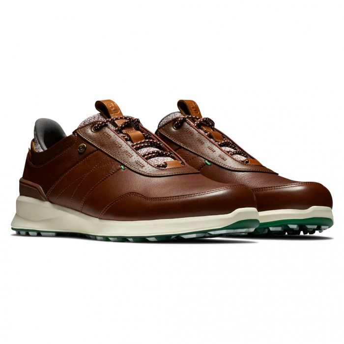 Footjoy Stratos Spikeless Golfsko Herre Cognac | NO-14BHOE