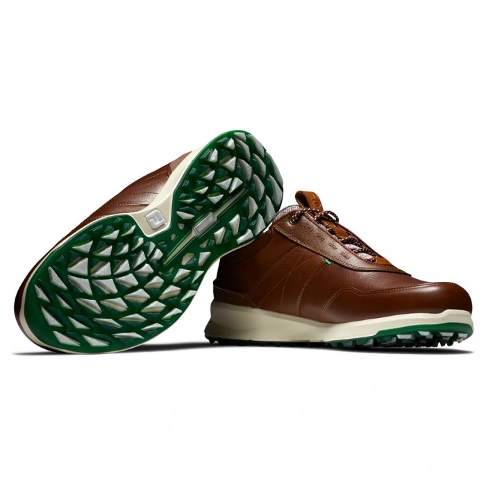 Footjoy Stratos Spikeless Golfsko Herre Cognac | NO-14BHOE