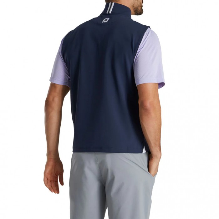 Footjoy Stretch Vest Herre Marineblå | NO-35ATGK