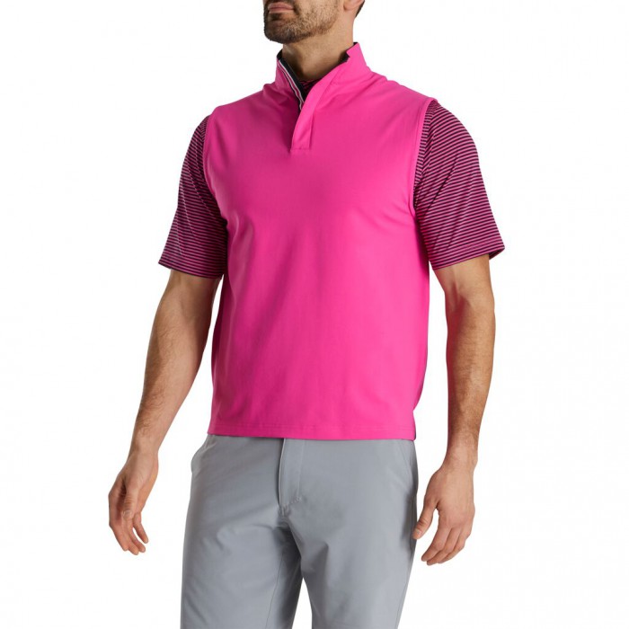 Footjoy Stretch Vest Herre Rosa | NO-65SDQX