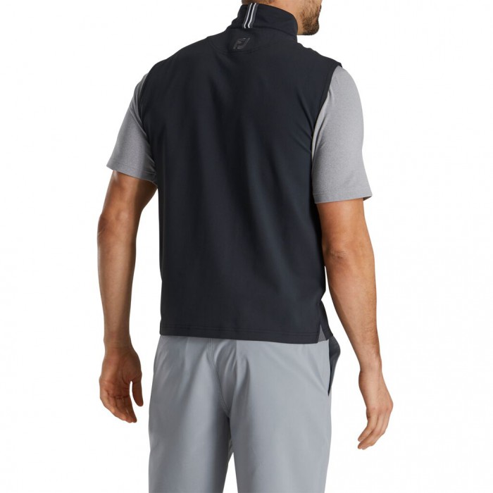 Footjoy Stretch Vest Herre Svarte | NO-06NGED